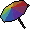 Rainbow parasol